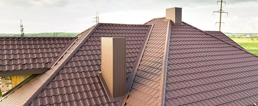 Residential Chimney Flashing Restoration in Springfield, MA