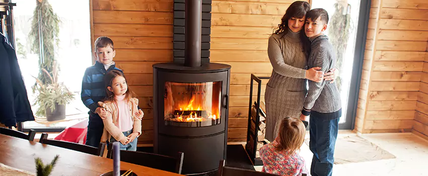 Morso Cast Iron Fireplace Insert Installation in Springfield, Massachusetts