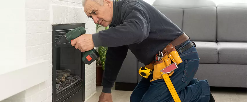 New Indoor Fireplace Installation in Springfield, Massachusetts