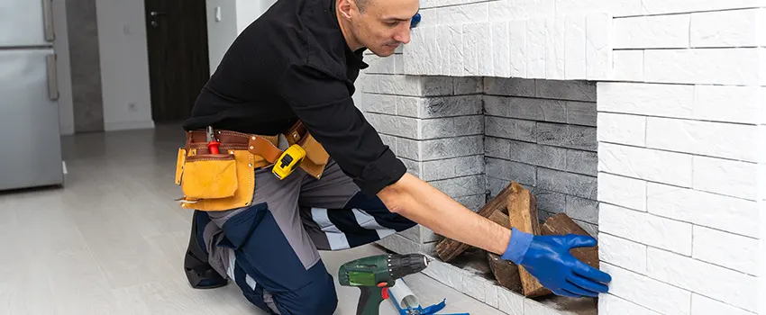 Fireplace Damaged Damper Frame Repair Services in Springfield, Massachusetts